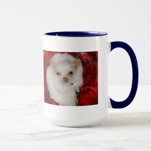 Cozy Kerstmis Mok Chihuahua (Rechts)