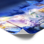 Cozy Kerstmis Poster (Hoek)