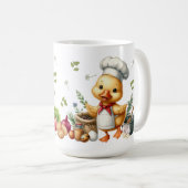 Cozy Kitchen Ducks Cute Cooking Design Koffiemok (Voorkant rechts)