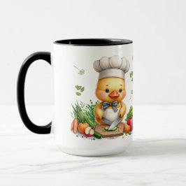 Cozy Kitchen Ducks Cute Cooking Design Mok