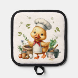 Cozy Kitchen Ducks Cute Cooking Design Pannenlap