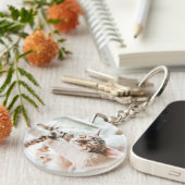 Cozy Kitten Sleutelhanger (Voorkant Rechts)