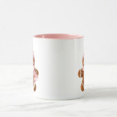 Cozy Knitted Gingerbread Winter Character Mok (Midden)