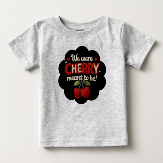 Cozy knitted-style typography and adorable cherry  (Voorkant)