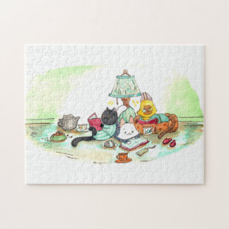 Cozy leestijd legpuzzel