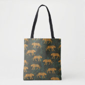 Cozy leopard art canvas tas (Voorkant)