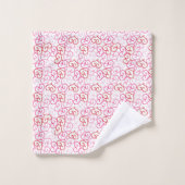 Cozy Love Hearts Valentine Gift Bath Towel (Gant de toilette)