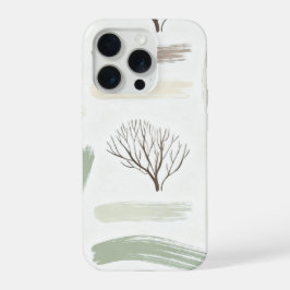 Cozy Minimal Winter Aesthetic Pattern iPhone 15 Pro Hoesje
