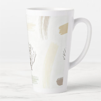 Cozy  Minimal Winter Aesthetic Pattern   Latte Mok