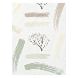 Cozy Minimal Winter Aesthetic Pattern Tafelkleed