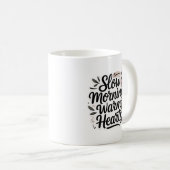 Cozy Minimalist Quote Mug  (Devant droit)