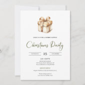 Cozy Minimalist Scandinavian Christmas Invitation (Devant)