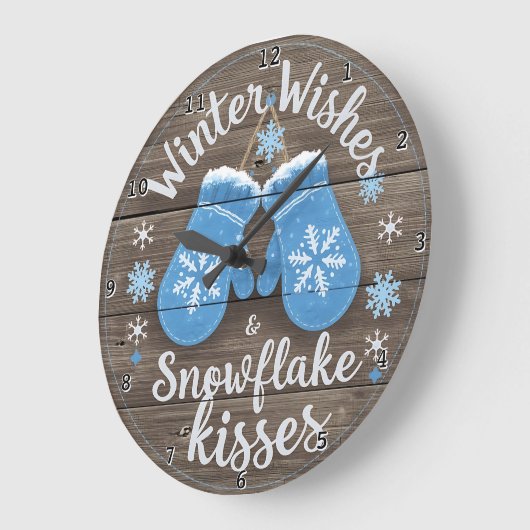 Cozy Mittens Winter Wishes Grote Klok (Hoek)