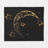 Cozy Moon n' Back Fleece Deken (Voorkant (Horizontaal))
