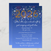 Cozy New Years Gathering Invitation (Devant / Derrière)