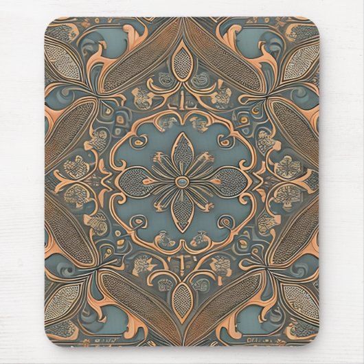 Cozy old pattern muismat (Voorkant)