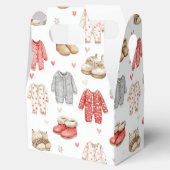 Cozy Pajamas Boho Babyshower Pattern Bedankdoosjes (Geopend)