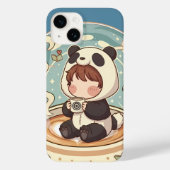Cozy Panda Brew Protective Phone Case (Achterkant)