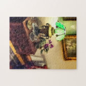 Cozy Parlor met ventilator Petal Lamp Legpuzzel (Horizontaal)
