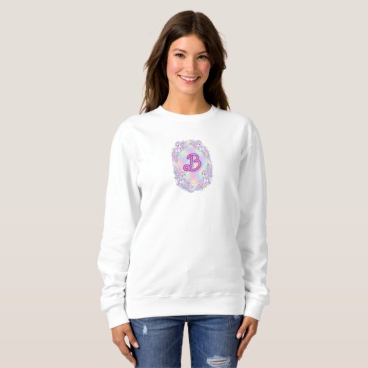 Cozy Pastel Unicorn Fleece Pullover (Devant entier)