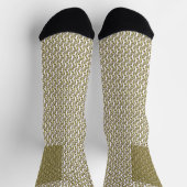 Cozy Pattern Crew Sokken – Zachte Stijlvolle Comfo (Top)