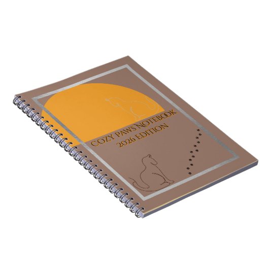 Cozy Paws 2026 Edition Spiral Notebook  Notitieboek (Rechterzijde)