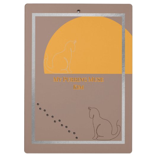 Cozy Paws Clipboard Klembord (Achterkant)