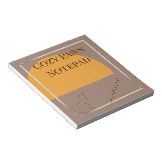 Cozy Paws Notepad Notitieblok (Schuin)