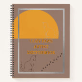 Cozy Paws Spiral Artist Sketch Hardcover Notebook Notitieboek (Voorkant)