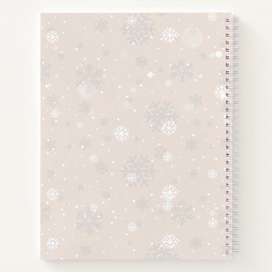 Cozy Paws Thoughts Spiral Journal Notebook (Dos)