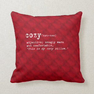 Cozy Pillow - Red Kussen