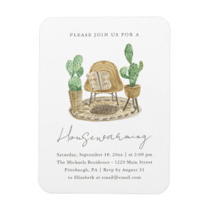 Cozy Planten New Home Housewarming Magneet