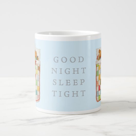 COZY QUILT Big Mok - Blauw (Voorkant)