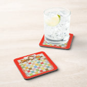 COZY QUILT Dessous de verre en plastique dur - Rou (Côté Droit)