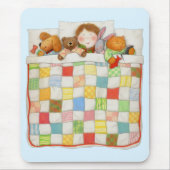 COZY QUILT Mousepad - blauw Muismat (Voorkant)