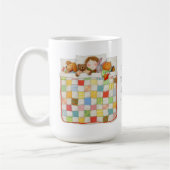 COZY QUILT Tall White Mok (Links)