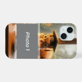 Cozy Rainy Day Squirrel Teacher Appreciation Case iPhone 15 Hoesje (Achterkant horizontaal)