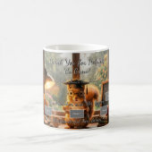 Cozy Rainy Day Squirrel Teacher Appreciation Mug (Centre)