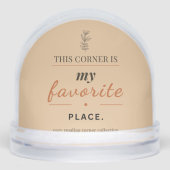 Cozy Reading Corner Snow Globe (Avant)