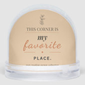 Cozy Reading Corner Snow Globe (Arrière)