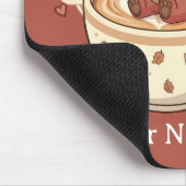 Cozy Red Panda Brew Office Mouse Pad Muismat (Hoek)