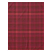 Cozy Red Plaid Check Pattern Rustic Farmhouse Tafelkleed (Voorkant)