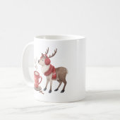Cozy Reindeer Hot Cocoa Mug (Devant gauche)