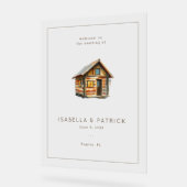 Cozy Rustic Watercolor Cabin (Angle)