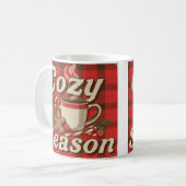 Cozy Season | Christmas Coffee Mug Design (Devant gauche)