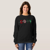 Cozy Season Cute Calligraphy Holiday Sweatshirt (Voorkant volledig)