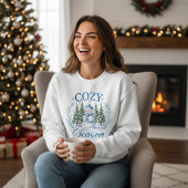 Cozy Season Cute Snowman Winter Christmas Trees Trui
