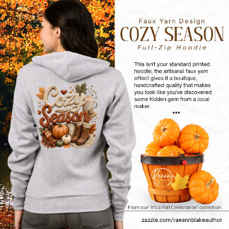 Cozy Season Nepgarn Bella+Canvas Full-Zip Hoodie