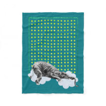 Cozy Sleeping Elephant Baby's Quilt