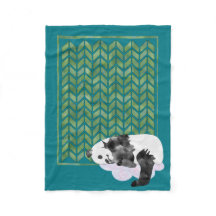 Cozy Sleeping Panda Baby's Quilt